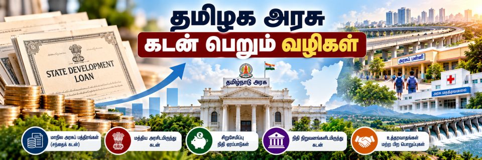 தமிழக அரசு கடன் பெறும் வழிகள் என்ன? மக்கள் பணம் முதல் சந்தைக் கடன் வரை ஓர் எளிய விளக்கம்